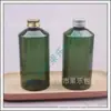 Garrafa de alumínio verde escuro de 300ml, adequada para hidrolatos, tônicos, produtos cosméticos e óleos essenciais; também pode ser usado como uma garrafa de isca