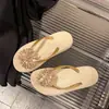 Sandalias de Chanclas Retro para Mujer, Estilo Nuevo de Verano 2026, con Fuegos Artificiales, Estrellas y Pedrería, de Suela Gruesa, Versátiles para Exteriores