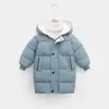 Nuevas Chaquetas de Algodón de Longitud Media para Niños y Niñas, Tallas Mediana y Grande para Niños, Bebés y Niños Pequeños, Chaquetas Cálidas de Algodón, Chaquetas Gruesas para Otoño e Invierno