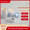 Papel cosmético pode personalizado quadrado enrolado borda empurrável degradável reciclado papelão branco pasta especial-formato embalagem tubo de papel