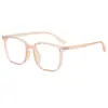 Gafas anti luz azul para mujer se pueden equipar con montura para gafas de miopía explosión en vivo marco grande para hombre espejo plano liso