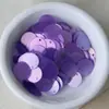 Lentejuelas mate 10mm con agujero en el borde Lentejuelas Cuentas hechas a mano para DIY Accesorios para ropa Ropa de baile Vestido de novia