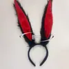 Faixa de cabelo de orelha de coelho transfronteiriça para mulheres, novo estilo 2025, acessório para fotos de coelhinha cosplay, adereço de cabeça de Halloween para adultos e crianças