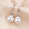 Aretes personalizados de perla pura 925 collar personalizado se puede personalizar para producir anillo de plata aretes