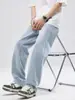 Roupas Masculinas Fengshe / Jeans Masculino Solto de Perna Reta com Pernas Largas e Caimento para Primavera e Outono, Estilo Retro High Street Americano