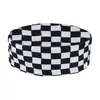 Gorra de trabajo para restaurante de sushi Cocina japonesa Meseros y meseras de restaurante japonés Color sólido Chef Halal Negro y blanco Gorra de trabajo
