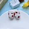 Cuerda para el Cabello con Lazo Relleno de Algodón de Lunares Linda Flor Dulce Roja Ancora para Niñas Accesorios para el Cabello Más Fáciles de Combinar para Niñas Pequeñas