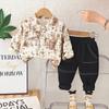 Traje de Camisa para Bebé Niño Primavera y Otoño 2025 Nuevo Casual Estilo de Niño Otoño Manga Larga Conjunto de Dos Piezas Moderno Entrega