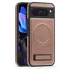 Adequado para Capa de Celular com Carregamento Sem Fio Magnético Google Pixel 11Proxl Google 10 Suporte Capa de Couro Protetora