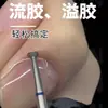 ¡Maneja fácilmente el desbordamiento de pegamento con una sola herramienta! Cabezal Pequeño de Platillo Volador para Pulir Uñas Herramienta para Eliminar Rebabas del Borde de la Uña