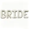 Nuevos globos de letras transfronterizos de 42 pulgadas BRIDE de papel de aluminio decoración de boda de novia decoración de fiesta set de globos al por mayor