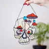 Transfronterizo Nuevo Producto Acrílico Halloween Trampa de Luz Diurna Calabaza Cráneo Redondo Fantasma Murciélago Cuervo Decoración