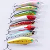 Una Variedad de Señuelos de Pesca Incluyendo Señuelos Minnow Hundidos de Boca Larga para Pesca en Agua Dulce y Lanzamiento a Larga Distancia