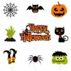 Decoração de lanterna de abóbora de feliz halloween bandeira de festa festival dos fantasmas flor de festa pendurada atacado