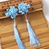 Horquilla con borla de flor antigua, horquilla con forma de loto, accesorio para disfraz antiguo de Hanfu, regalo de Taobao, tocado de estilo chino