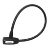Candado Antirrobo para Bicicleta Correa Gruesa Anti-Corte Soporte Candado con Llave para Vehículo Eléctrico Anillo de Bloqueo Candado con Contraseña para Bicicleta