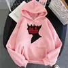 Moletom com Capuz Estampado Stranger Things Blusa com Forro de Lã Moletom com Capuz Comércio Transfronteiriço