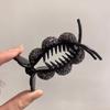 Venda quente ferro de cabelo cabeça de bola garra toucado clipe laço grande de verão feminino nuca estilo estrangeiro grampo de cabelo não machuca o cabelo
