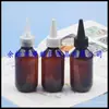 Botella de 100 ml con Boquilla Puntiaguda y Cuello Estrecho, Botella para Loción de Agua con Tapa Puntiaguda, Botella para Medicamentos Líquidos, Botella para Aceite con Tapa Puntiaguda, Botella para Aceites Esenciales con Tapa Puntiaguda, Botella para Pegamento