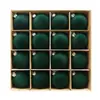 Esferas de Navidad personalizadas, esferas flocadas, esferas de Navidad de terciopelo, decoraciones navideñas para ventanas, adornos para árboles de Navidad, decoraciones flocadas