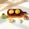 Juguetes de comida en miniatura para casa de muñecas, pan y pasteles simulados, modelo para juego de simulación, adorno de decoración de escritorio