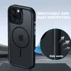 Funda de Teléfono Magnética Transparente de Acrílico Fino Círculo Dos en Uno Ojo de Cielo Adecuada para Apple 1615Pro Cubierta Protectora de Color Puro
