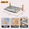Hamaca para Gatos, Nido para Gatos, Universal para Todas las Estaciones, Ventana Plegable de Madera Maciza, Cesta Colgante para Gatos, Ventosa, Cama Colgante para Gatos, Transpirable para Exposición al Sol