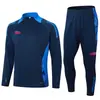 2406 Traje de Treino Meio-fechamento Placa Leve Traje Adulto Placa Leve Traje de Futebol Traje de Treino de Futebol Estampa Traje de Competição Esportiva