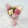 Presente de Formatura Mini Buquê de Flores Rosas Flor Artificial Buquê de Flores de Sabão Flor Falsa Lembrança da Época de Natal Transfronteiriço