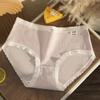 Classe A Baby Cotton Girls' cueca de algodão de algodão antibacteriano virilha feminina Mid-waist mulheres estilo japonês atacado feminino