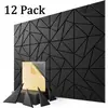 Painéis à prova de som quadrados de feltro para decoração interna multi-cenário, painéis de feltro de parede, adesivos de parede de feltro personalizados para casa