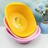 803 Cubeta de Plástico Engrosada Linda de Dibujos Animados Patito Amarillo Cubeta Doméstica Cubeta Grande para Lavandería Lavado de Cara Lavado de Verduras 2 Yuan