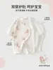 Ropa de Mariposa para Bebé Primavera y Otoño Algodón Puro Clase A 0-6 Meses Pelele para Bebé Ropa para Recién Nacidos de Harbin Ropa para Gateo de Niños Recién Nacidos