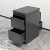 Gabinete de Herramientas para Salón de Peluquería, Gabinete de Trabajo para Barbería, Gabinete Moderno para Corte de Cabello, Mostrador Integrado de Acero Inoxidable para Herramientas, Salón de Peluquería