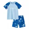 Traje de baño nuevo para niños, dividido, verano, estilo coreano, caricatura, niños, niño pequeño, bebé, traje de baño de secado rápido, venta al por mayor