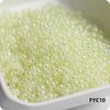 2/3/4 mm súper excelente imitación de hielo jade cremoso cuentas de arroz cuentas de vidrio hechas a mano súper uniformes cuentas para pulsera de joyería DIY