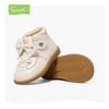 [Oferta Especial] Botas de Invierno para Niñas Snuffy Forradas de Felpa Calientes con Moño Botas Plateadas de Piel para Niñas Princesa