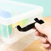 Caja de Almacenamiento para Pinceles de Caligrafía Transparentes y Pinceles para Pintura al Óleo, de Plástico Rectangular para Gouache, Acuarela, Multifuncional para Almacenamiento de Arte
