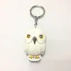 Llavero de pegamento flexible de PVC creativo 3D versión Q, decoración colgante de bolsa de la Magia College con patrón de un solo lado
