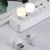 Nueva luz de noche USB creativa, portátil, mini luz LED de ambiente para dormitorio, luz de emergencia, lámpara de energía móvil