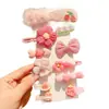 Pinza para Flequillo Infantil, Herramienta para Peinar el Cabello, Pinza de Felpa para Niñas de Principios de Primavera, Pasador de Moño para Bebé, Accesorio para el Cabello