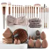 Set Combinado de 40 Piezas de Herramientas de Belleza para Lavado Facial y Maquillaje, Set Completo, Xiyin Temu Dropshipping