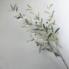 Folha de oliveira com folhas de plantas frutíferas decoração de casa nórdica casamento hotel arranjo de flores simulação planta verde