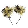 Empaque independiente Diadema de estrella brillante para el Festival Infantil Tocado tridimensional festivo Accesorios para el cabello de fiesta Diadema de actuación