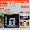 Recomendada Airfryer Transfronteiriça 6L/12L para Uso Doméstico, Forno Elétrico Inteligente, Air Fryer Multifuncional de Grande Capacidade para Batatas Fritas