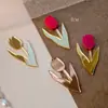 Decoración de Pastel de Acrílico Estilo Ins Transfronterizo Flor Tulipán para el Día de la Mujer y el Día de la Madre Decoración de Pastel de Flores
