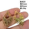 Gancho para Oreja Poroso de Amazon Transfronterizo Conexión con Forma de Flor Cabeza Colgante Collar DIY Pendientes Hebilla de Conexión para Borlas Accesorios de Joyería