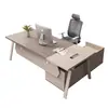 Escritorio de Oficina Simple Moderno para Jefe Combinación de Escritorio y Silla de Oficina Escritorio Ejecutivo para una Persona Escritorio para Supervisor Líder Gerente de Computación