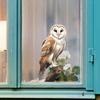 Nuevo divertido-f98 búho personalizado ventana de vidrio hogar fondo embellecedor pegatinas para ventana al por mayor estático uv