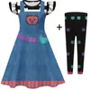 Nueva Exportación Casa de Muñecas de Gaby Disfraz Falda Niñas Vestido de Manga Volante Vestido de Princesa 26224